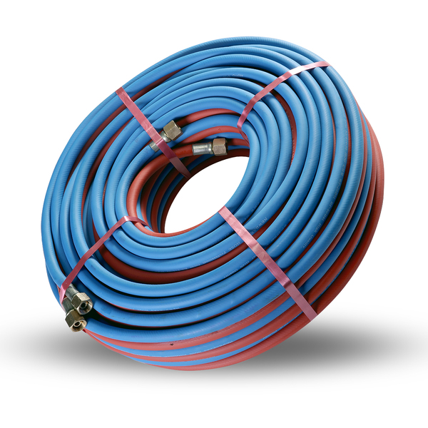 Two-color welded hose